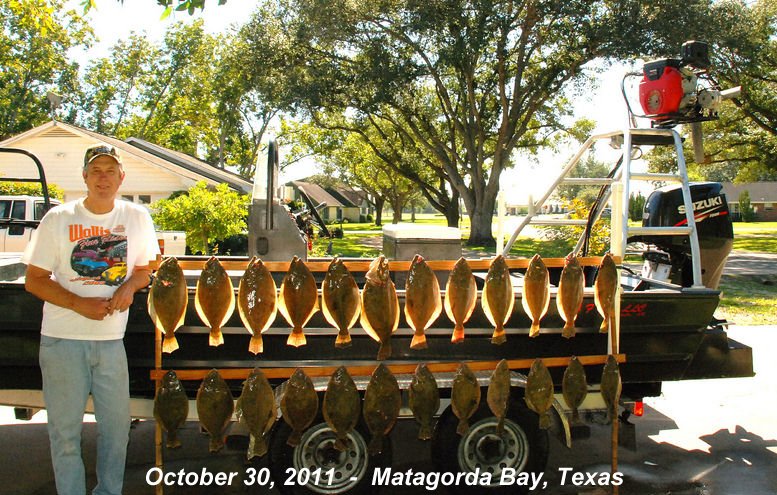 Gigging flounder in Texas, October, 2011