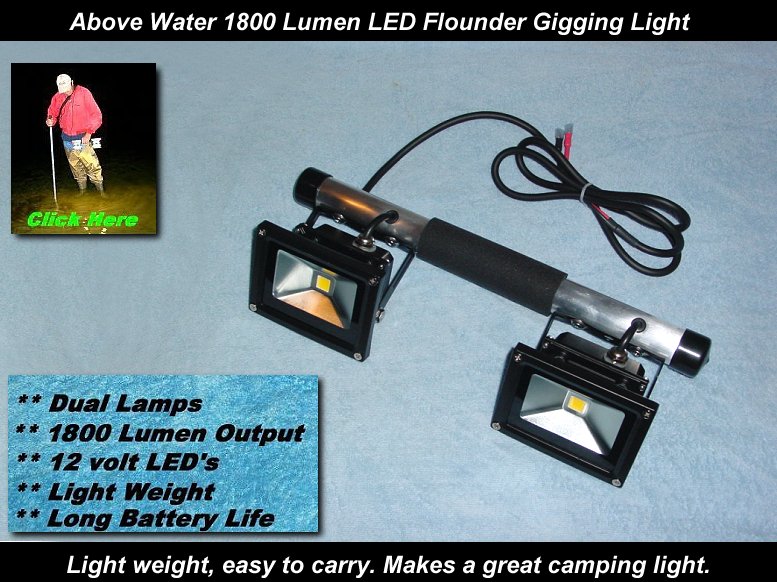 LED flounder gigging lights