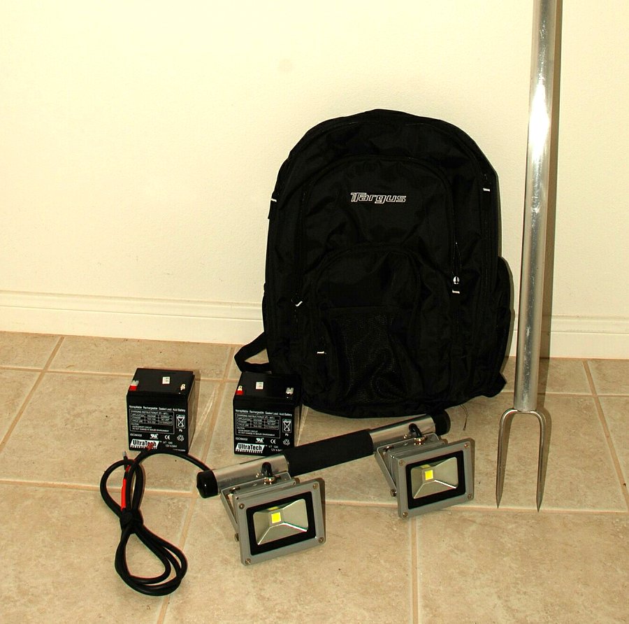 Flounder lights, LED lights for flounder gigging, flounder lights for sale